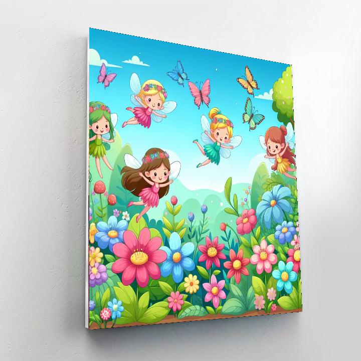 Garden Fairy Tales DIY Paint By Numbers