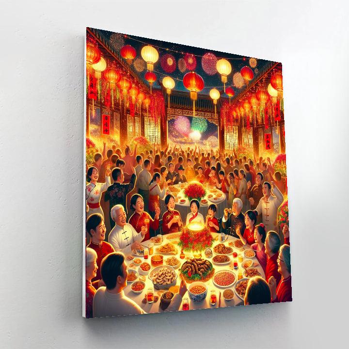 Jubilant Spring Festival - China Paint By Number