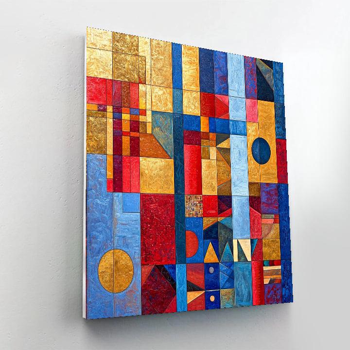 Wassily Kandinsky Inspired Cultural Patterns  Numbered Painting Kits