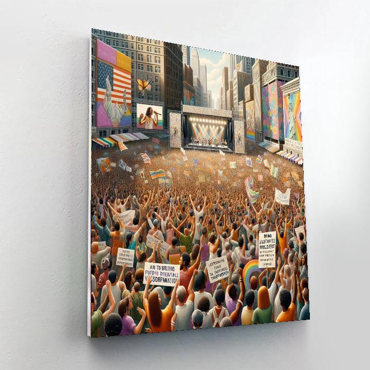 Global Citizen Festival - Usa Paint By Numbers Kits