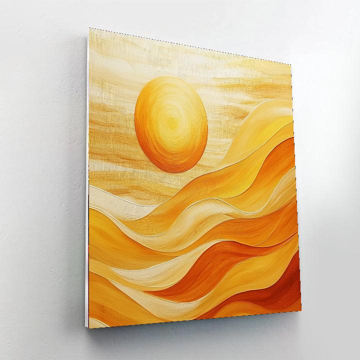Nandalal Bose Inspired Journey Of The Sun  Paint By Numbers