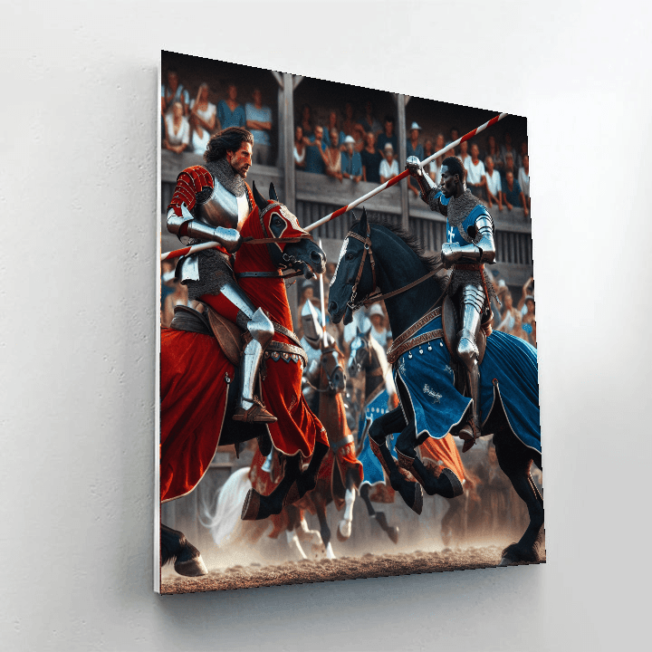 Dynamic Medieval Tournament Paint By Color