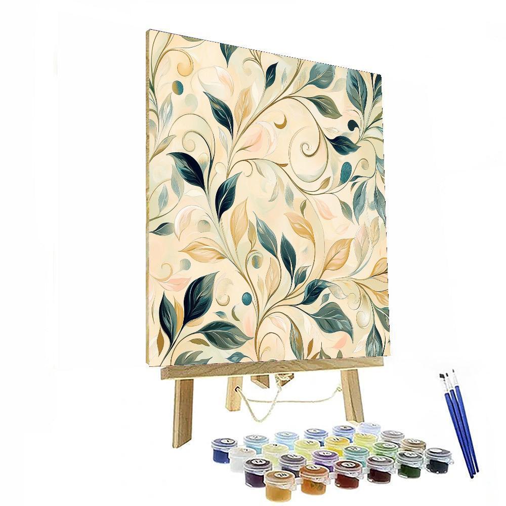 Alphonse Mucha Inspired Whisper Of The Winds  Painting Number Kit