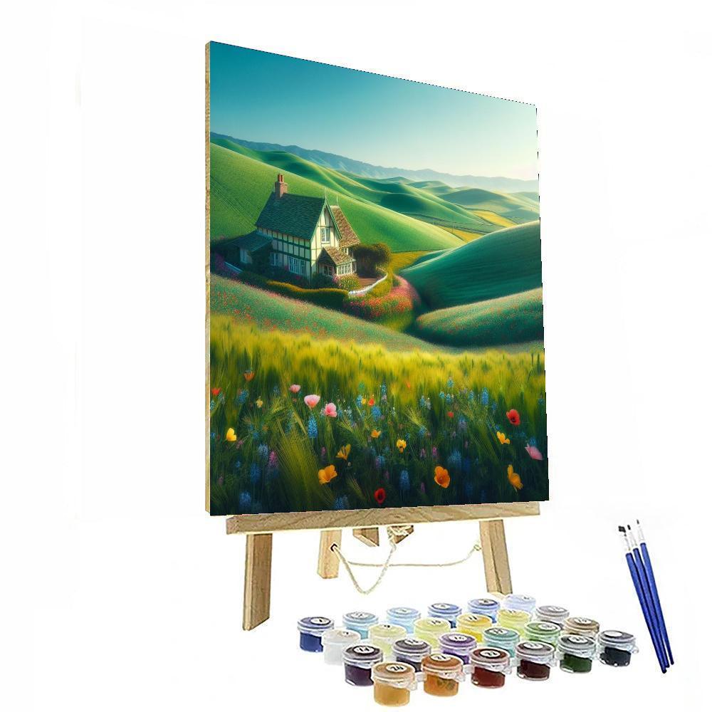Charming Countryside Delight Painting By Numbers Kit