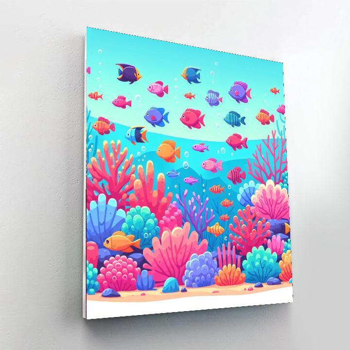Ocean Oasis Paint By Numbers Art
