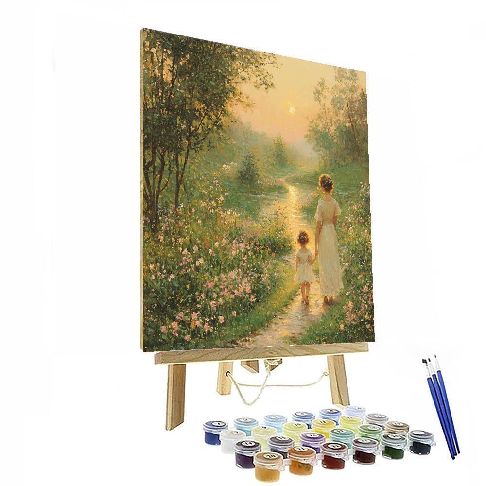 Morning Garden Harmony Numbered Painting Kits
