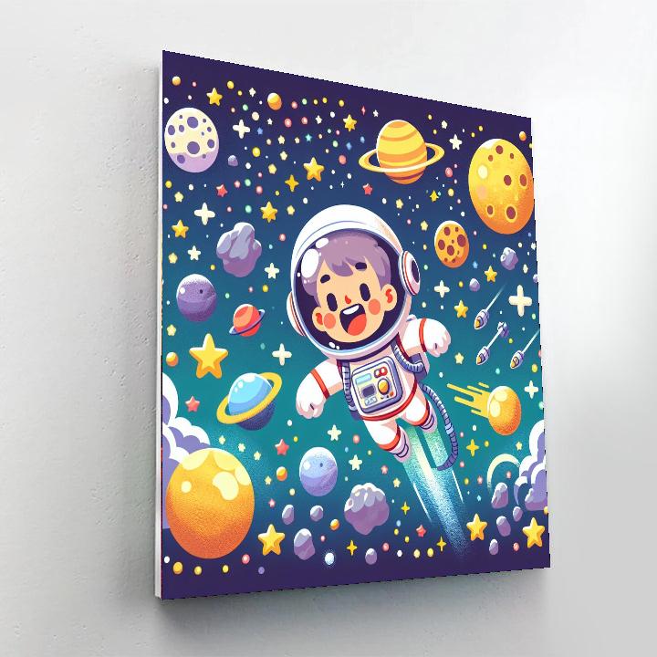 Galaxy Explorers Adventure Number Painting