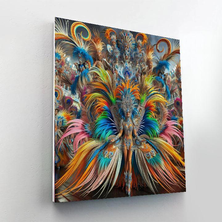 Carnival Of Santa Cruz De Tenerife - Tenerife Paint By Numbers Art