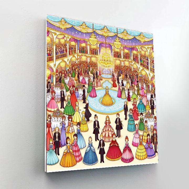 Royal Palace Ball Paint By Numbers