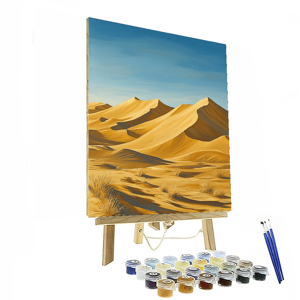 The Singing Sand Dunes Of Qatar Painting Number Kit