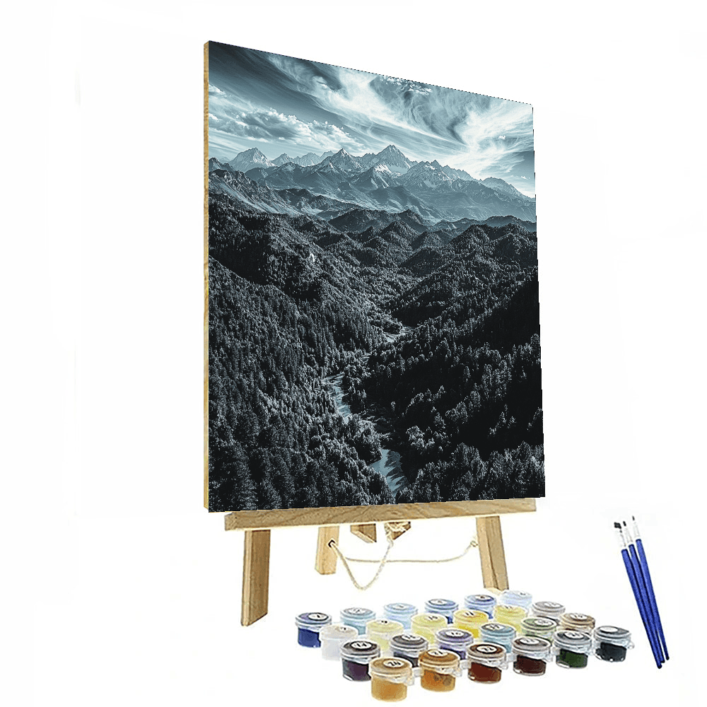 Ansel Adams Inspired In Harmony With Nature  Paint By Color