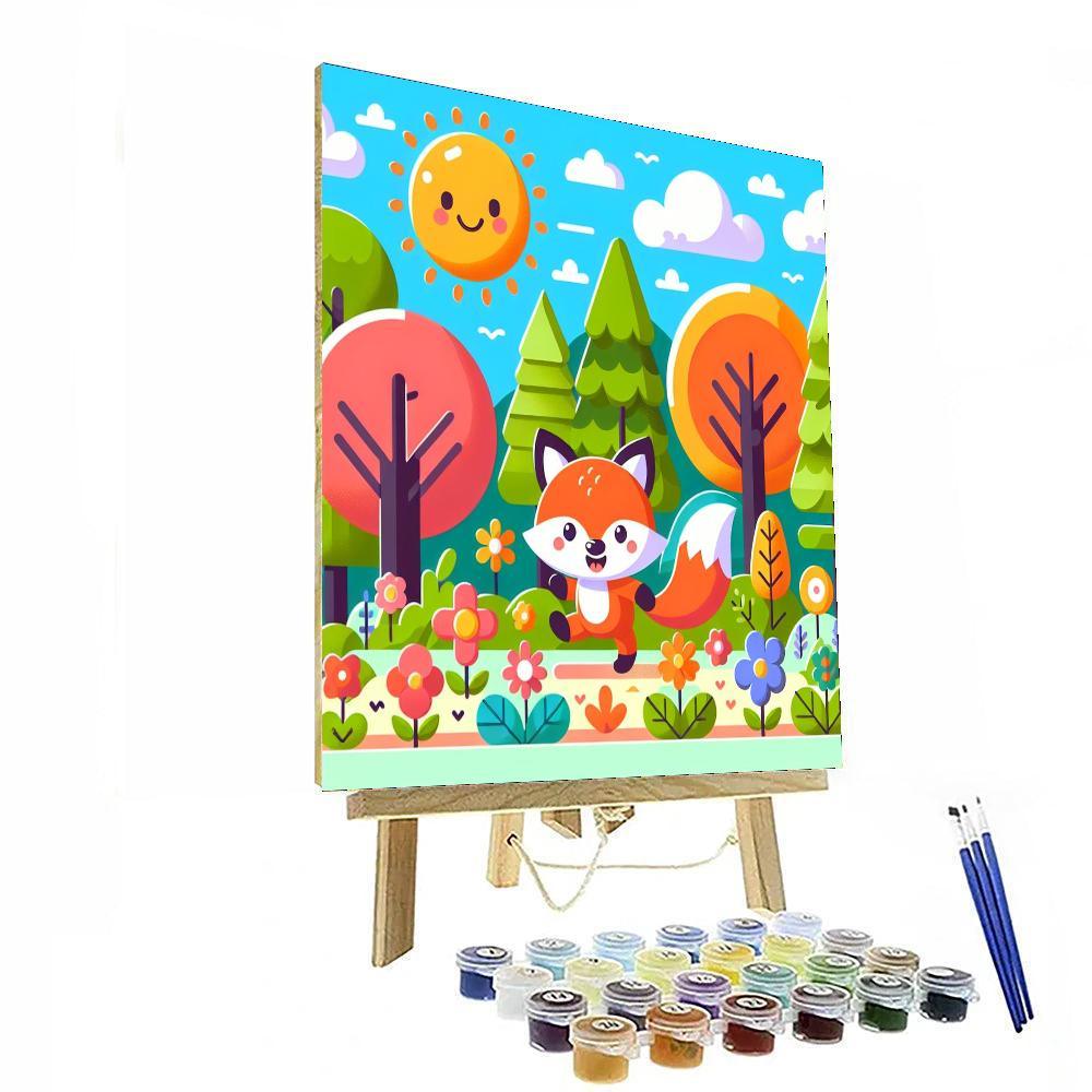 Nature Explorer Fox Paint By Color