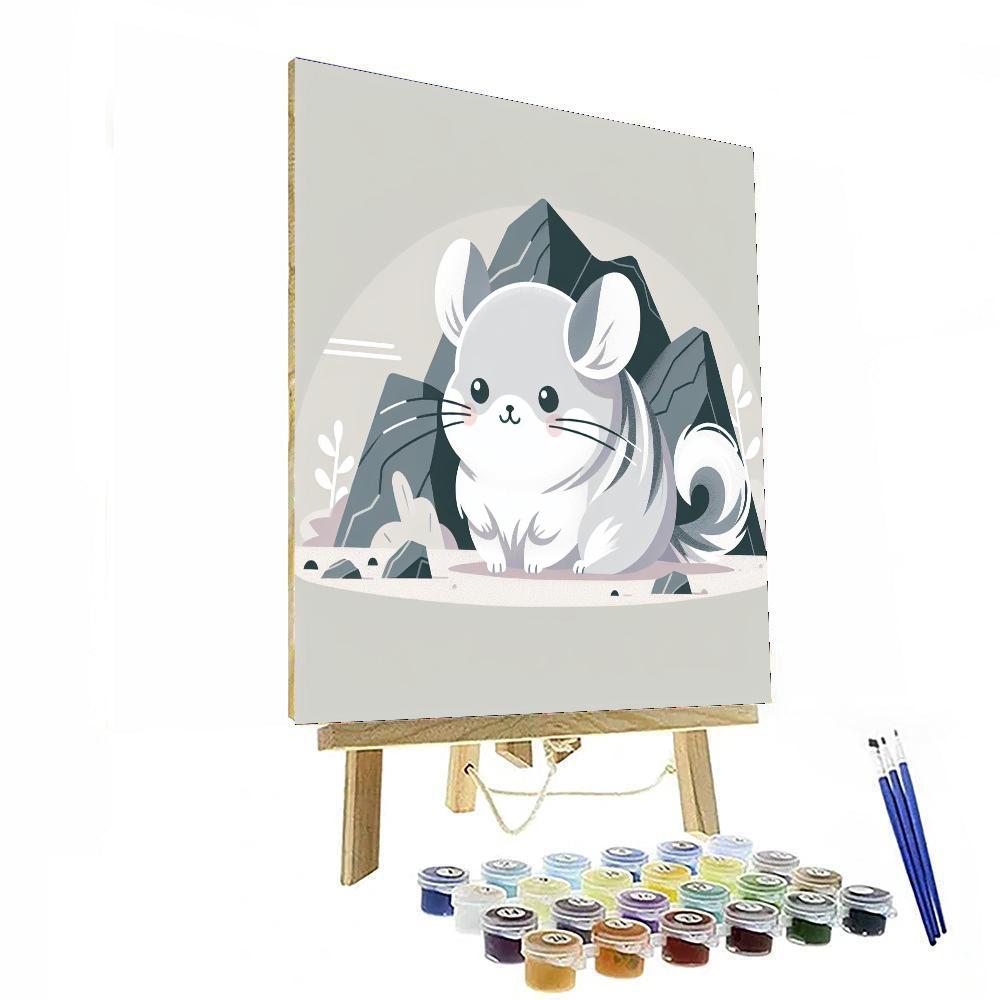 Creative Chinchilla Painting By Numbers Kit