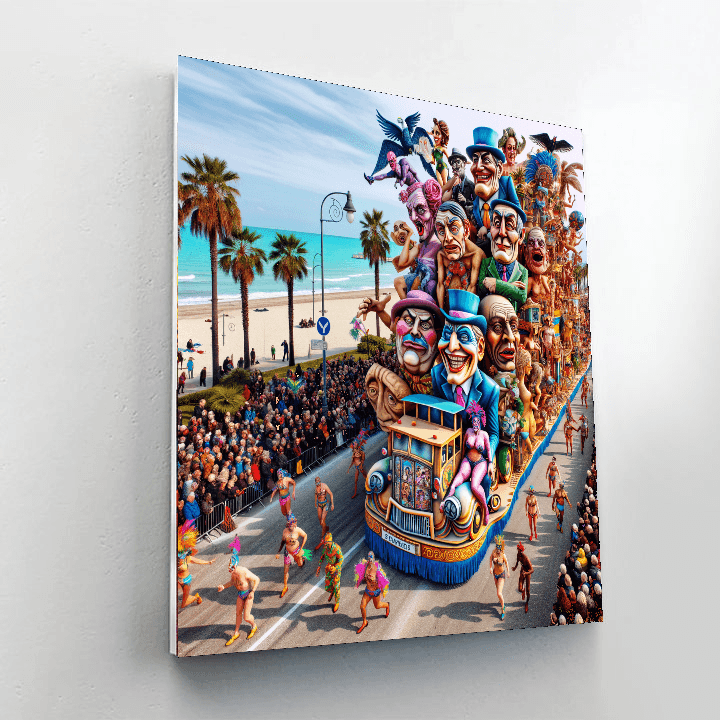 Carnevale Di Viareggio - Italy Paint By Color