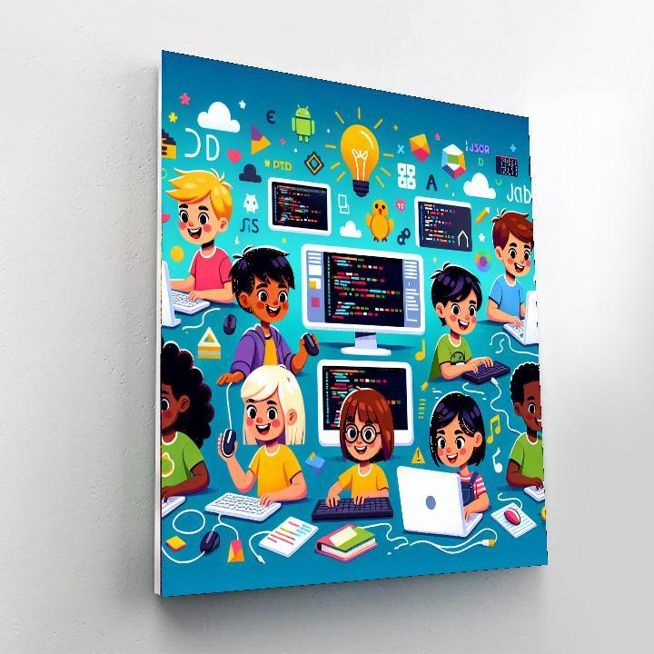 Creative Coders Paint By Numbers Art