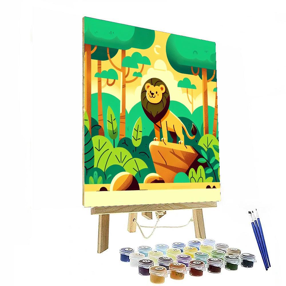 King Of The Jungle Paint By Number