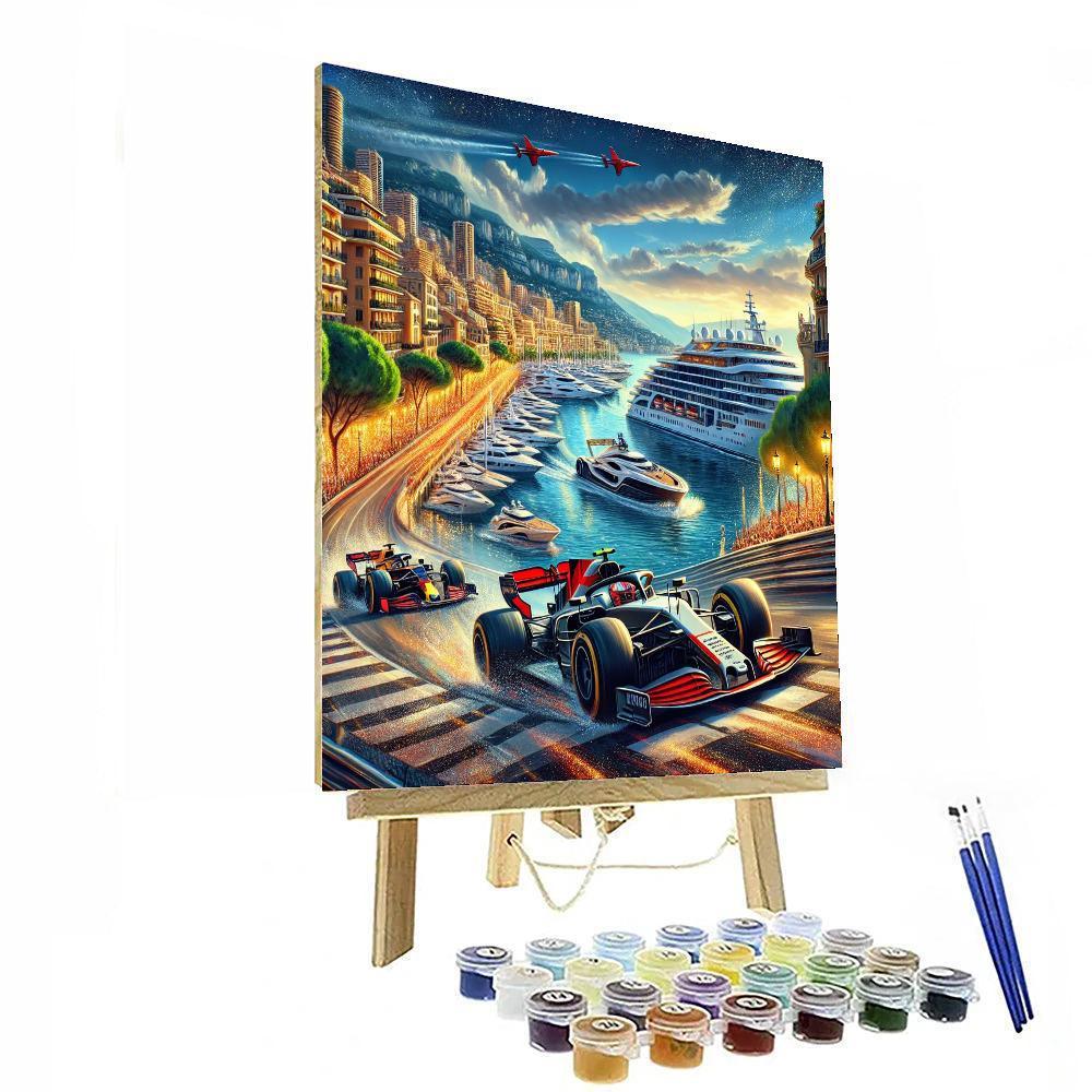 Monaco Grand Prix - Monte Carlo, Monaco Numbered Painting Kits