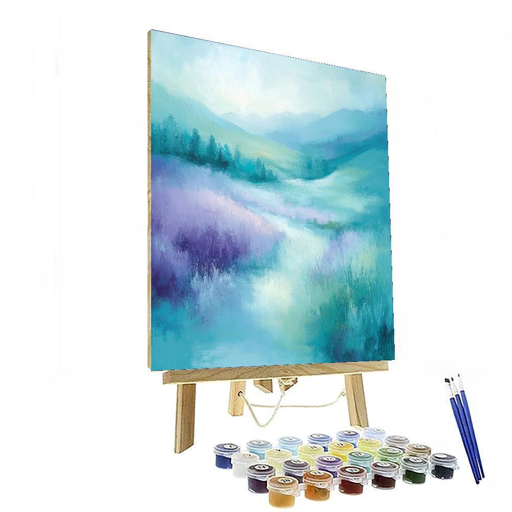 Paul Cézanne Inspired Dreamscape Illumination  Painting By Numbers Kit