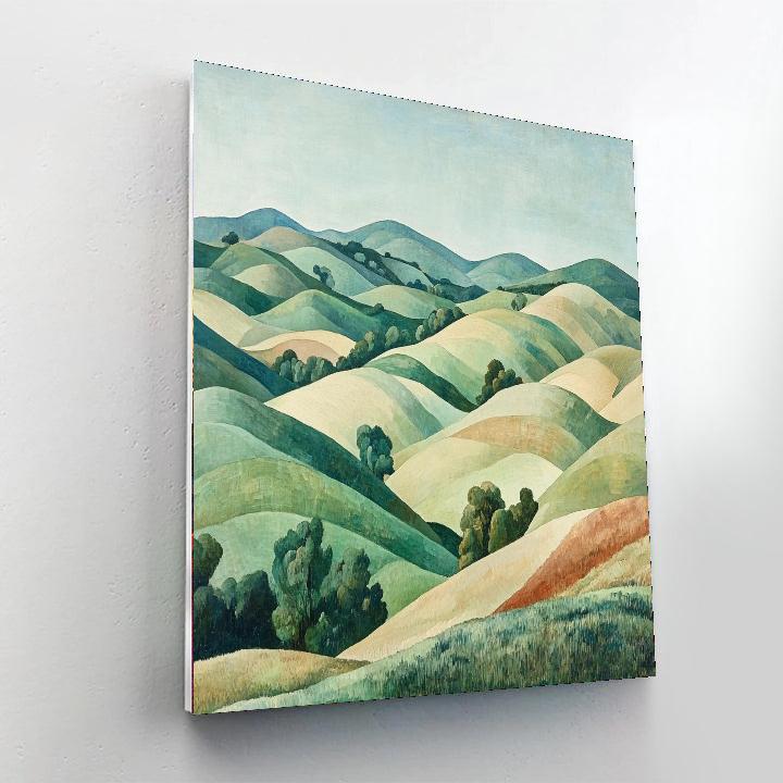 Paul Cézanne Inspired Serene Solitude  Paint By Numbers Kits