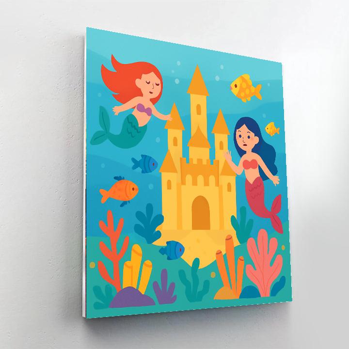 Secret Underwater Kingdom Paint By Numbers Kits
