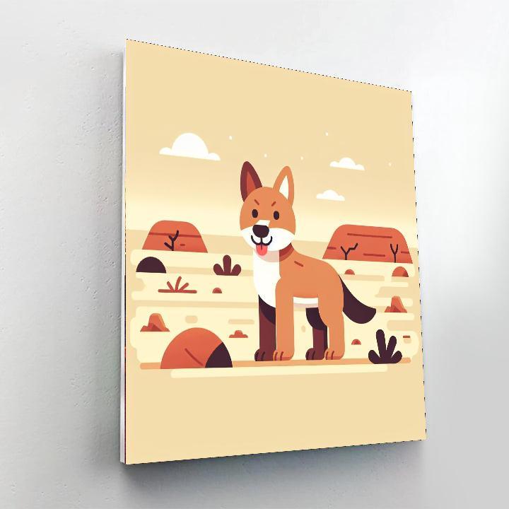 Dynamic Dingo Numbered Painting Kits