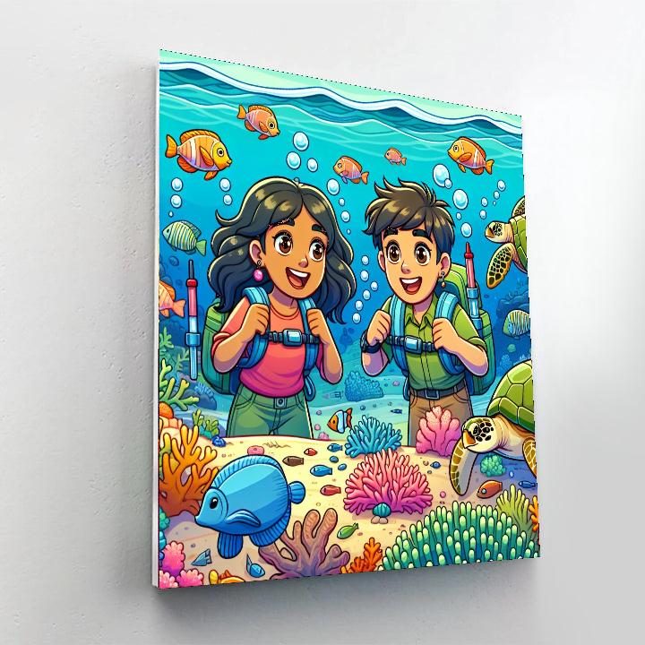 Colorful Ocean Discovery Paint By Numbers