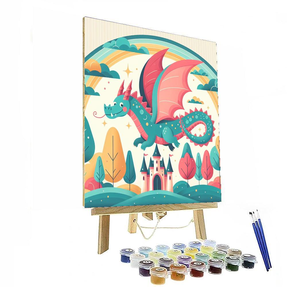Mysterious Dragonland Paint By Numbers Art