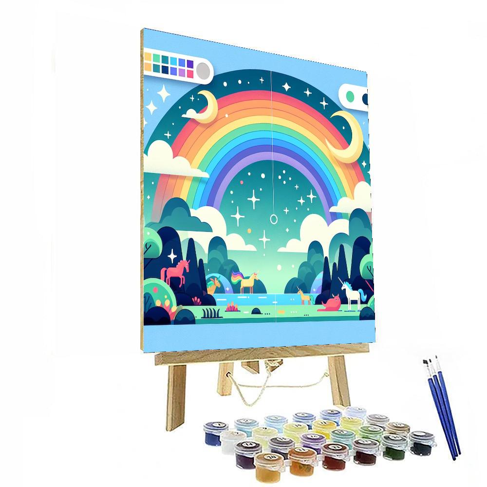 Rainbow Fantasy Voyage Paint By Number