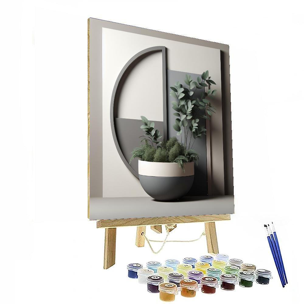 Urban Serenity Planter Paint By Number