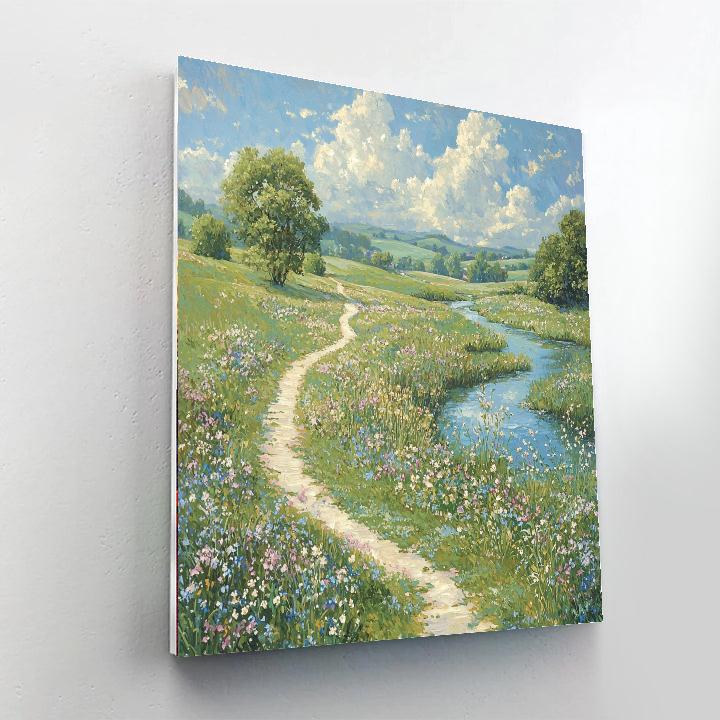 John Constable Inspired The Path To Serenity  Paint By Numbers Kits