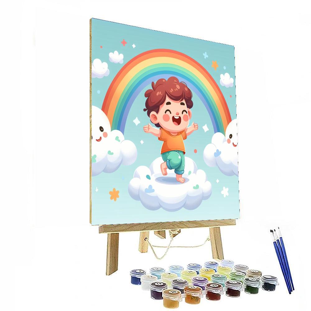 Sky's Secret Stroll Number Painting