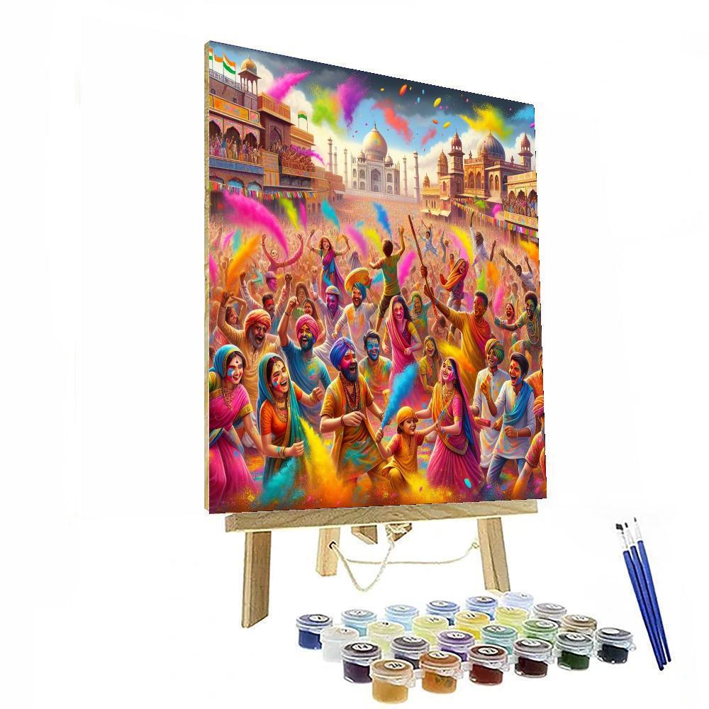 Holi Hai Festival - India Paint By Numbers