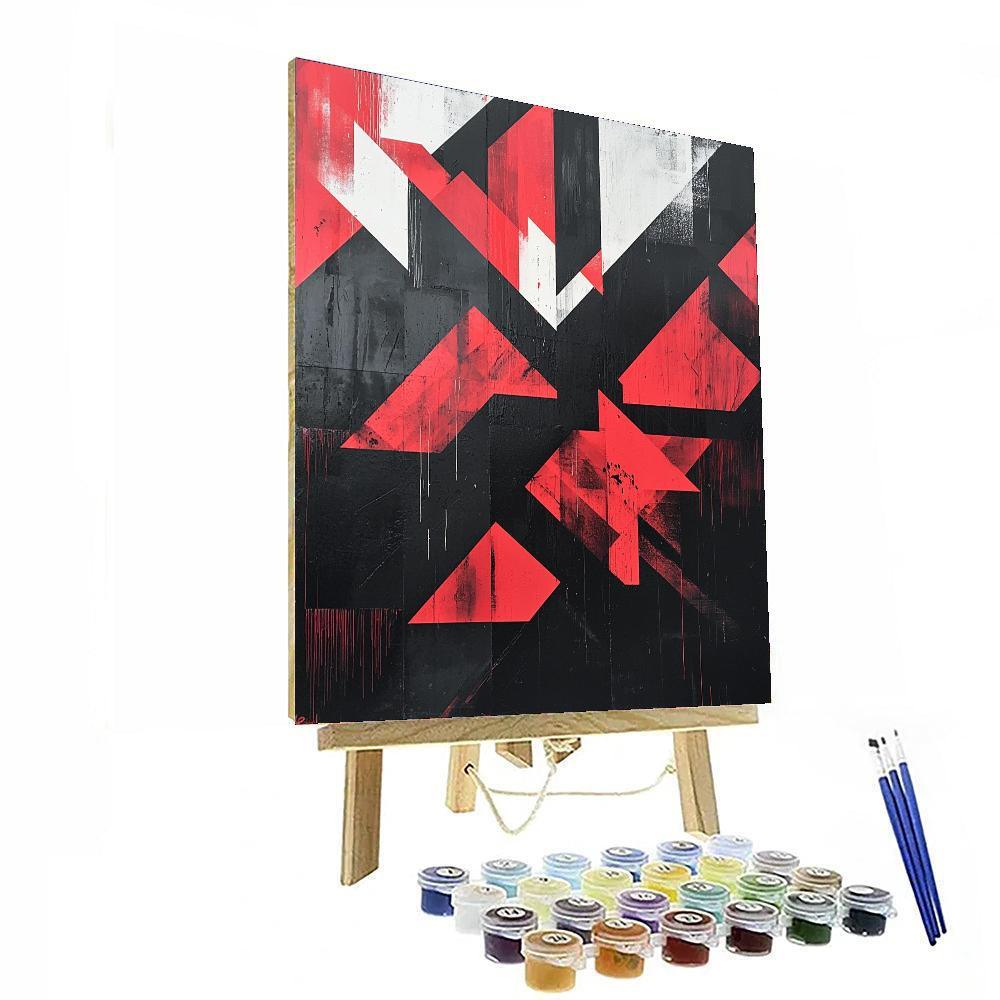 Banksy Inspired Dystopian Landscapes  Paint By Numbers Kits