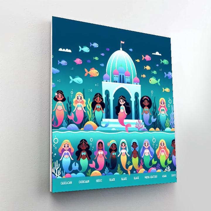 Mystical Sea Kingdom Numbered Painting Kits