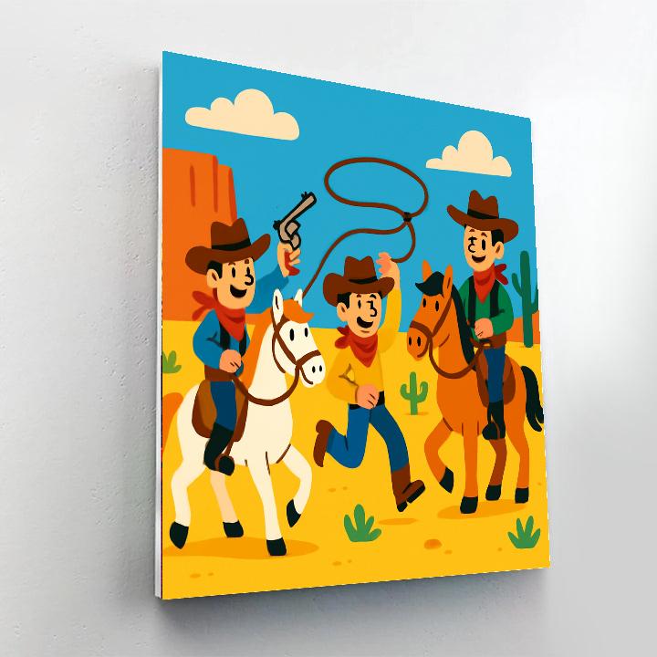Adventurous Wild West Quest DIY Paint By Numbers