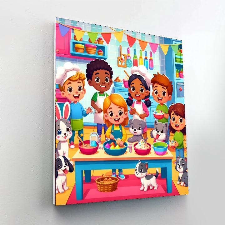 Baking Bonanza Paint By Numbers Art