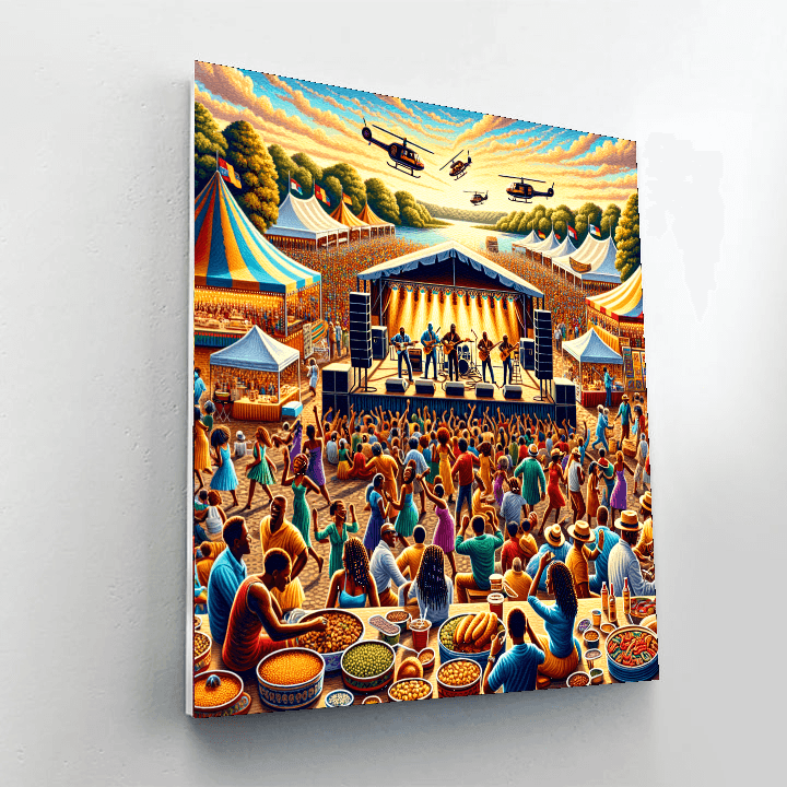 The New Orleans Jazz & Heritage Festival - United States Numbered Painting Kits