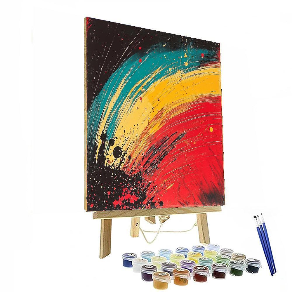 Max Ernst Inspired Embers Of Creation  Painting By Numbers Kit