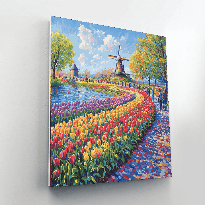 Keukenhof Gardens Numbered Painting Kits