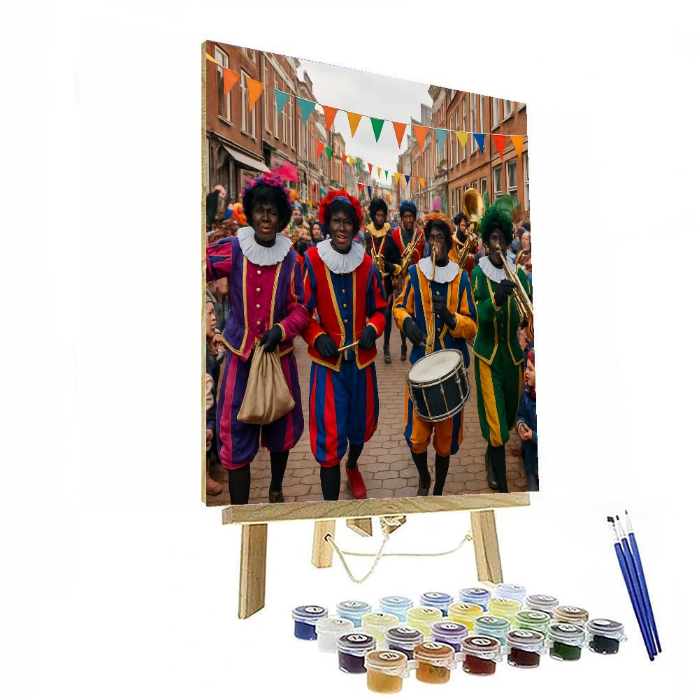 Zwarte Piet Festival - The Netherlands Paint By Numbers Art