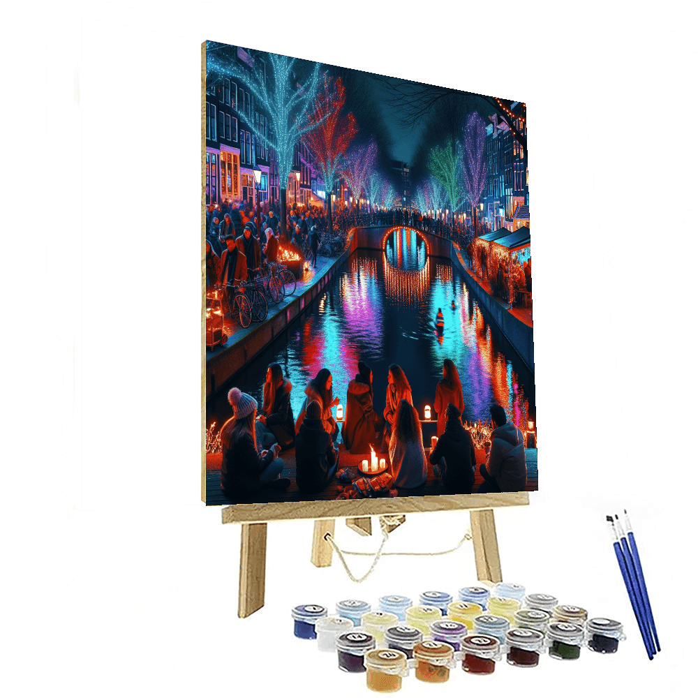 Amsterdam Light Festival - Netherlands Paint By Numbers Art