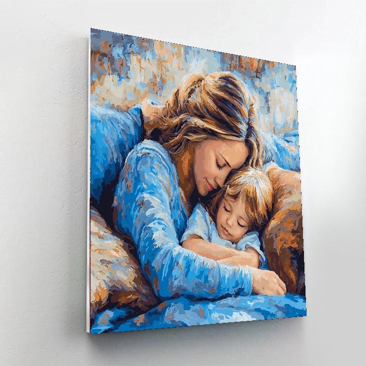 Sweet Moments Of Cuddles Paint By Color