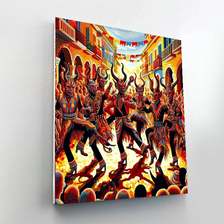 Diablos Danzantes - San Francisco De Yare Paint By Numbers Art