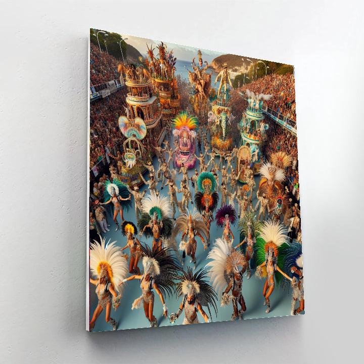 Carnaval De Tenerife - Canary Islands, Spain Painting Number Kit