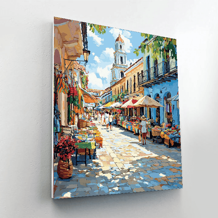 Historic Centre Of Oaxaca - Mexico Paint By Number