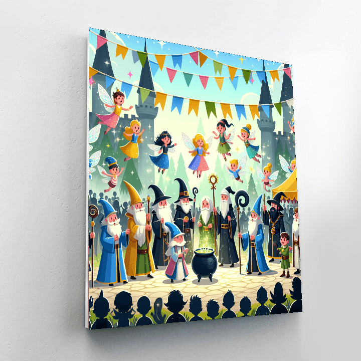 Magical Kingdom Celebration Paint By Color