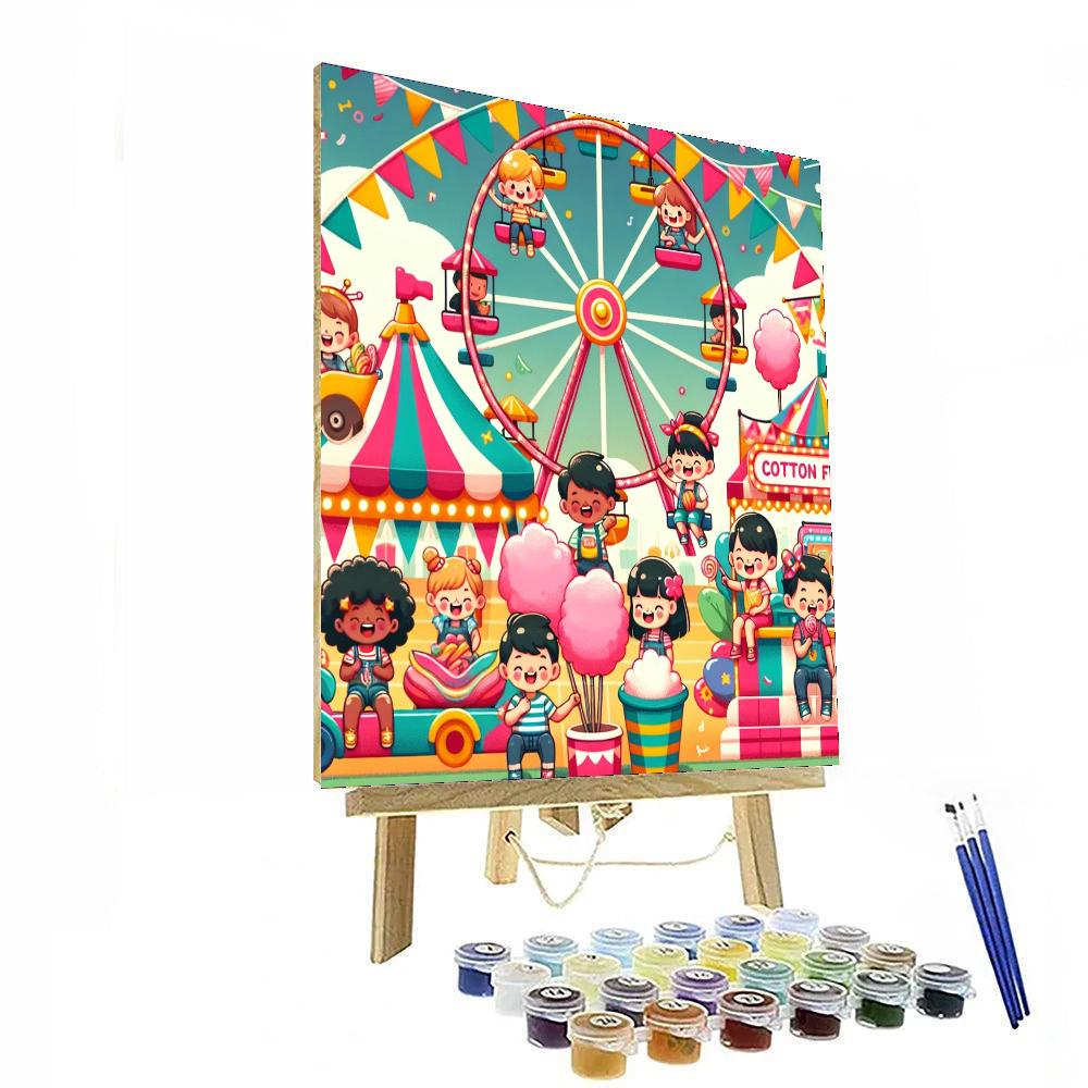 Bright Carnival Adventure Painting By Numbers Kit