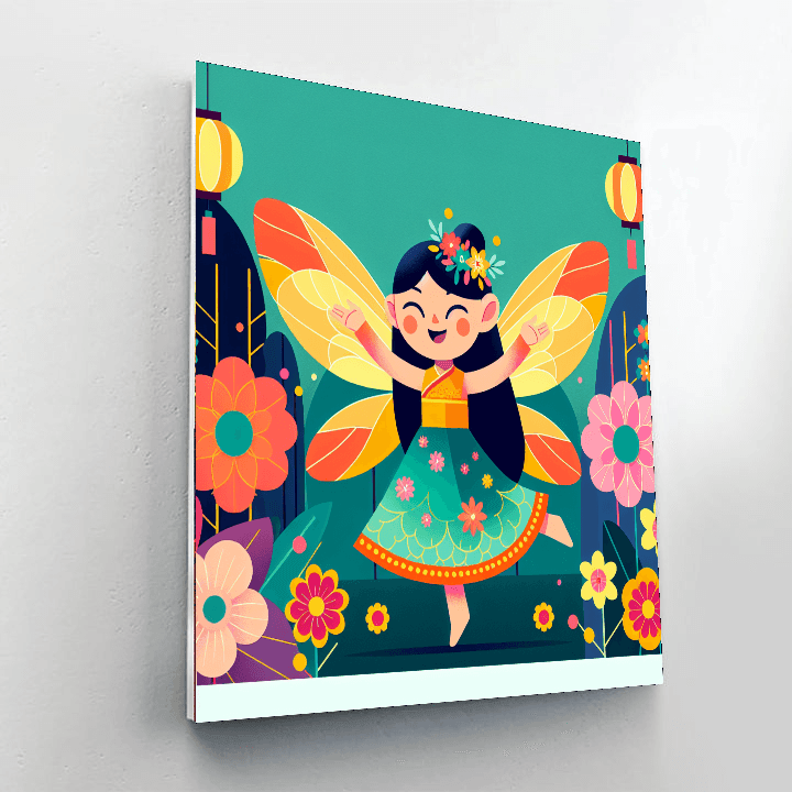 Woodland Fairy Festival DIY Paint By Numbers