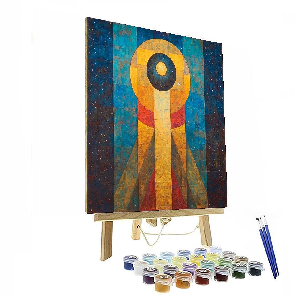 Frida Kahlo Inspired Eclipses Of Emotional Harmony  Numbered Painting Kits
