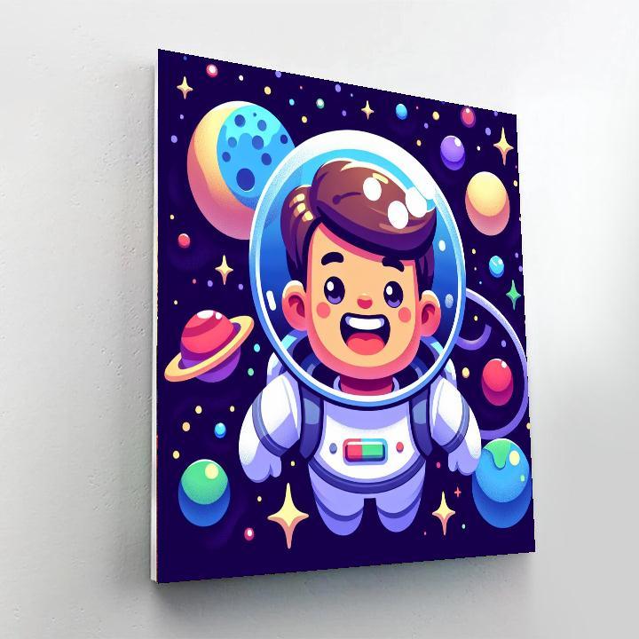 Colorful Galaxy Explorer Paint By Numbers